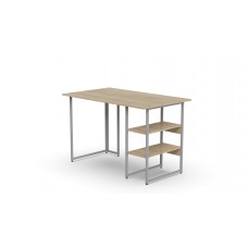 Стіл письмовий Кевин Ferrum-decor 75x120x60 Сірий метал ДСП Дуб Кремона Торро 16 мм (FRD-108161)