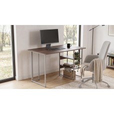 Стіл письмовий Кевин Ferrum-decor 75x100x60 Сірий метал ДСП Дуб Кремона Канолло 16 мм (FRD-108011)