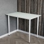 Стол универсальный Prime Ferrum-decor 750x1400x700 Белый металл ДСП Кашемир 16 мм (FRD-107741)