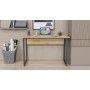 Компьютерный стол Ferrum-decor Коди 75x120x70 черный ДСП Дуб Артизан 16мм (FRD-107191)