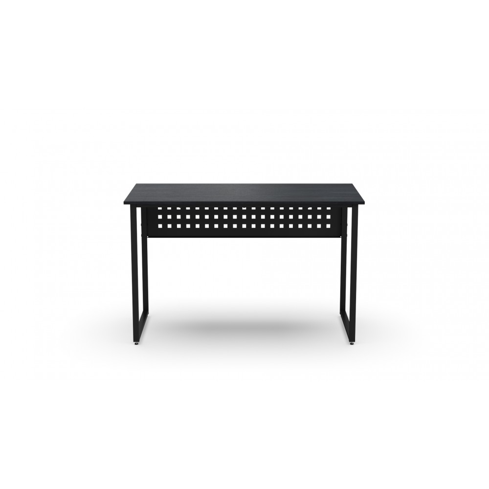 Стол письменный Майк Ferrum-decor 75x100x60 Черный металл ДСП Каштан Арвадонна 16 мм (FRD-108261)