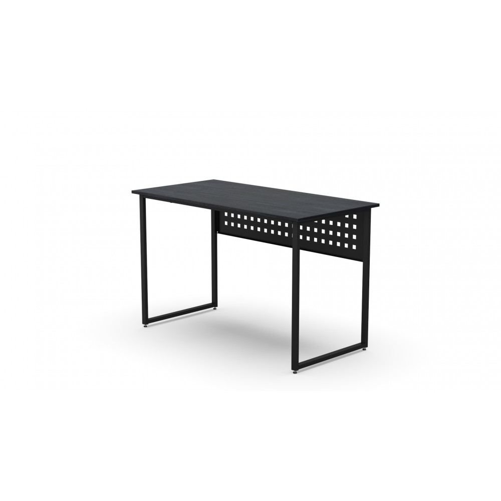 Стол письменный Майк Ferrum-decor 75x100x60 Черный металл ДСП Каштан Арвадонна 16 мм (FRD-108261)