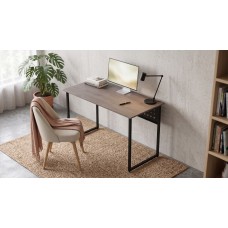 Стіл письмовий Майк Ferrum-decor 75x140x60 Чорний метал ДСП Дуб Кремона Канолло 16 мм (FRD-108201)