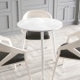 Круглий стіл OPTIMA 3 ніжки конусні Ferrum-decor 750x670x670 Білий метал ДСП Бетон 16 мм (FRD-107451)