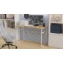 Компьютерный стол Ferrum-decor Раян 75x100x60 белый ДСП Дуб Артизан 16мм (FRD-107061)