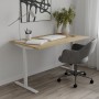 Стол письменный Space Ferrum-decor 750x1000x700 Белый металл ДСП Дуб Артизан 16 мм (FRD-107881)
