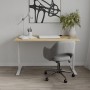 Стол письменный Space Ferrum-decor 750x1000x700 Белый металл ДСП Дуб Артизан 16 мм (FRD-107881)
