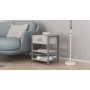 Тумба универсальная Ferrum-decor Вивьен 1/2 50x41x40 серый ДСП Бетон 16мм (FRD-106931)
