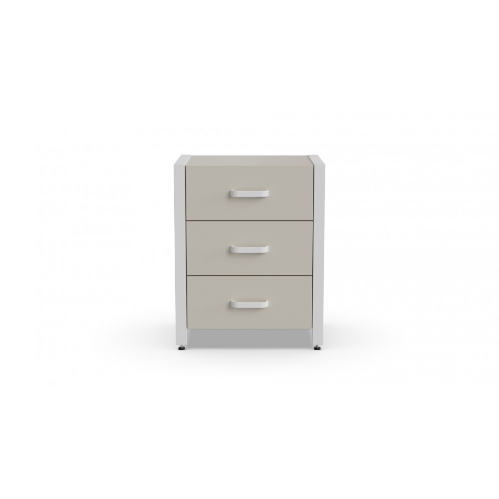 Тумба універсальна Ferrum-decor Вів'єн 3 50x41x40 білий ДСП Кашемір 16 мм (FRD-107751)