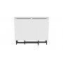 Стіл-трансформер книжка Вуді Ferrum-decor 75x130x90 Чорний метал ДСП (FRD-107341)