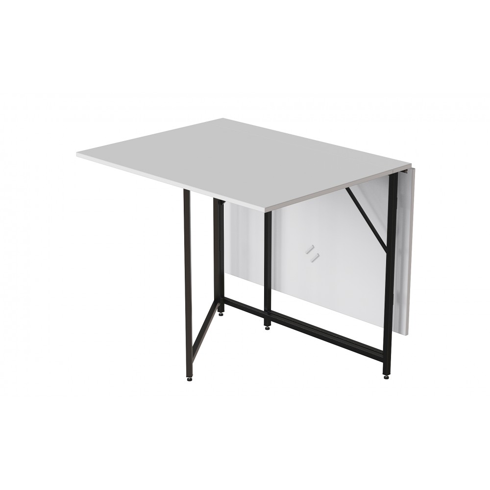 Стіл-трансформер книжка Вуді Ferrum-decor 75x130x90 Чорний метал ДСП (FRD-107341)