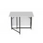 Стіл-трансформер книжка Вуді Ferrum-decor 75x130x90 Чорний метал ДСП (FRD-107341)