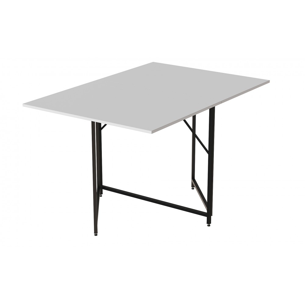 Стіл-трансформер книжка Вуді Ferrum-decor 75x130x90 Чорний метал ДСП (FRD-107341)