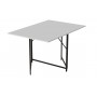 Стіл-трансформер книжка Вуді Ferrum-decor 75x130x90 Чорний метал ДСП (FRD-107341)