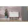 Стіл-трансформер книжка Вуді Ferrum-decor 75x130x90 Чорний метал ДСП (FRD-107341)