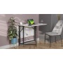 Стіл-трансформер книжка Вуді Ferrum-decor 75x130x90 Чорний метал ДСП (FRD-107341)