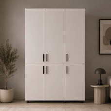 Шафа для одягу Doros Торн Кашемір 3 ДСП (полиці) 135х51.6х200 (DRS-012058)