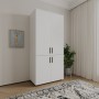 Шкаф для одежды Doros Торн Белый 2 ДСП (полки) 90х51.6х200 (DRS-012018)