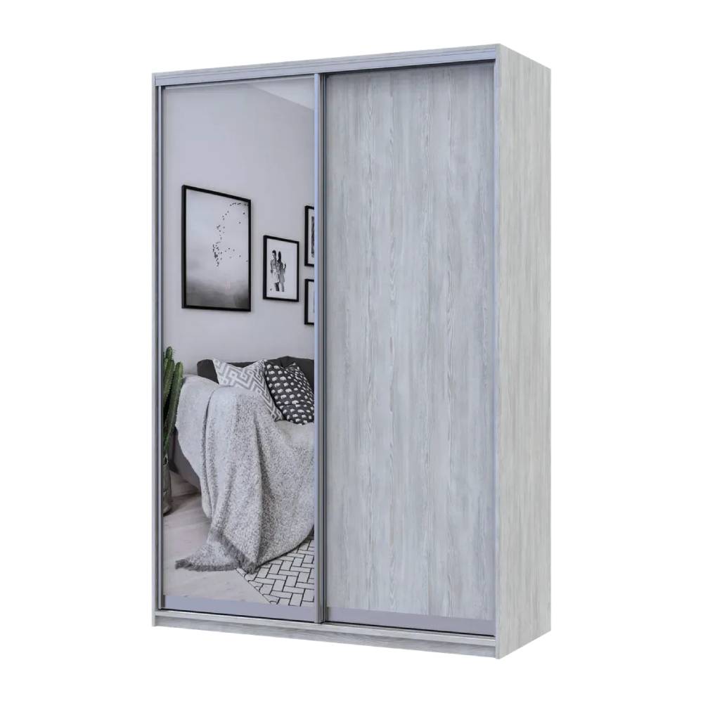 Шафа-купе Doros Сити Лайт Сосна Натти 1 ДСП / 1 дзеркало 150х45х225 (DRS-011962)