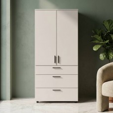 Шафа для одягу Doros Торн Кашемір 2 ДСП/3Ш (штанга) 90х51.6х200 (DRS-012029)