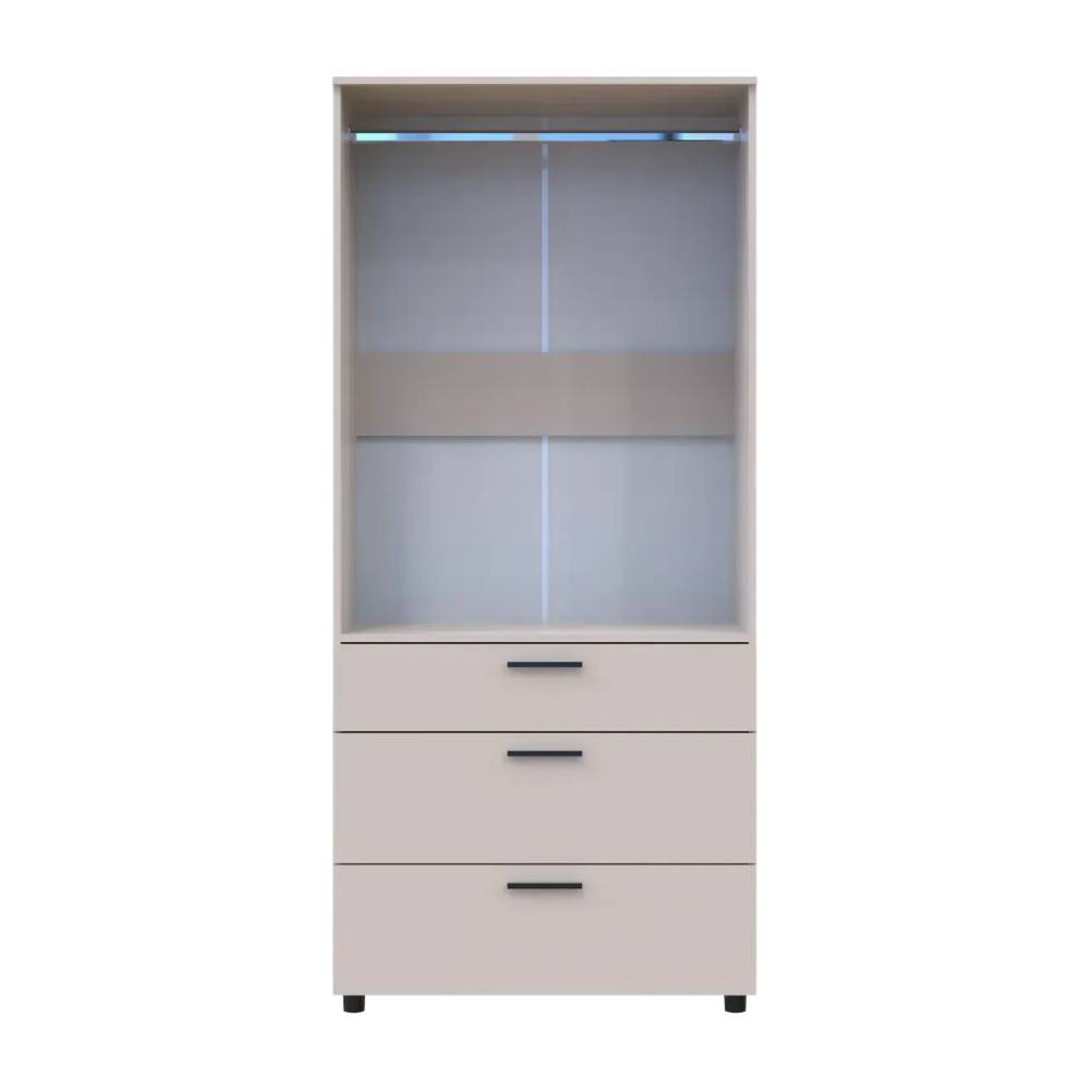 Шафа для одягу Doros Торн Кашемір 2 ДСП/3Ш (штанга) 90х51.6х200 (DRS-012029)