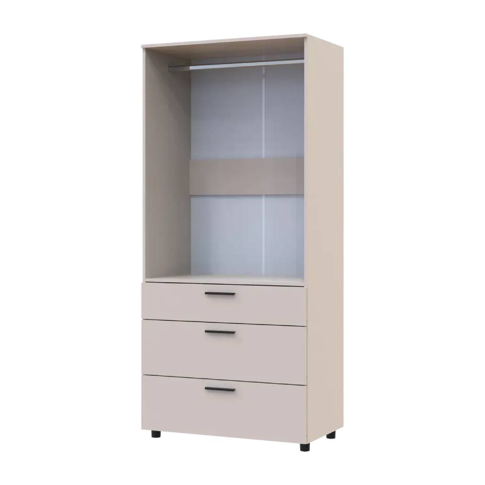 Шафа для одягу Doros Торн Кашемір 2 ДСП/3Ш (штанга) 90х51.6х200 (DRS-012029)