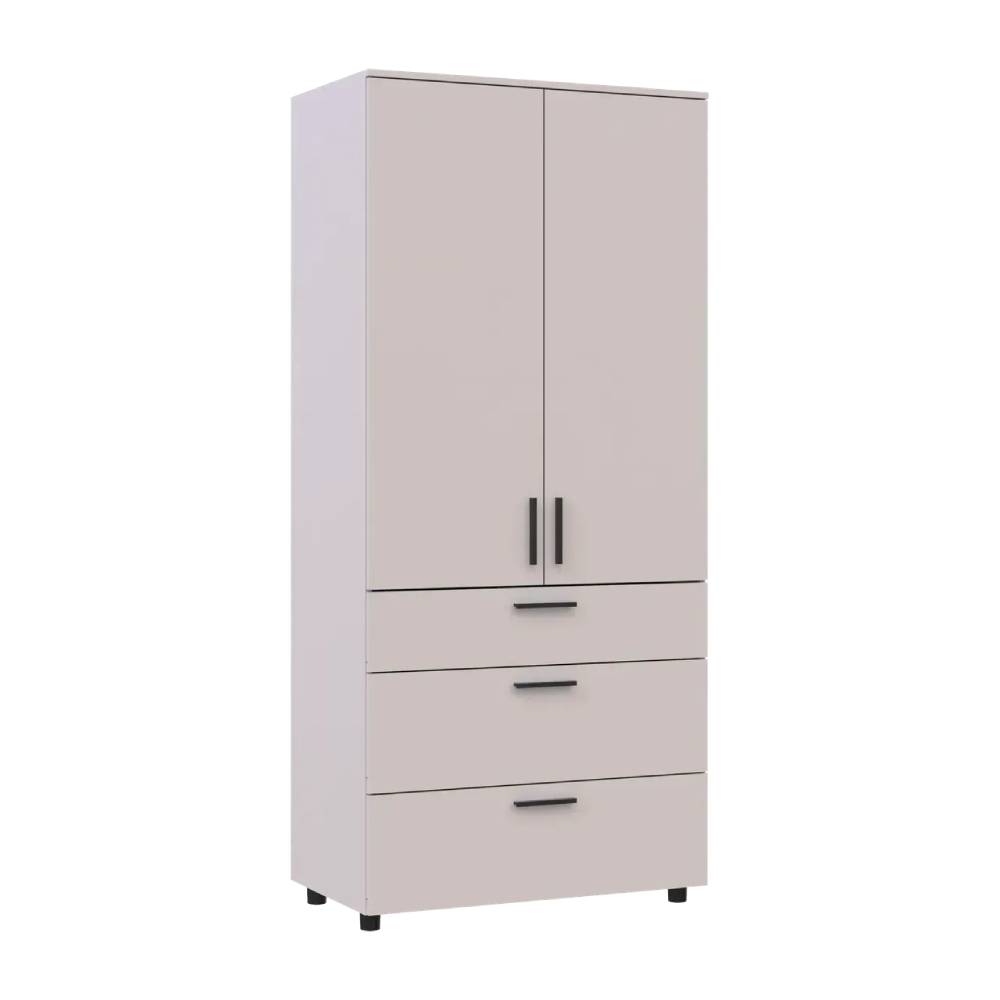 Шафа для одягу Doros Торн Кашемір 2 ДСП/3Ш (штанга) 90х51.6х200 (DRS-012029)