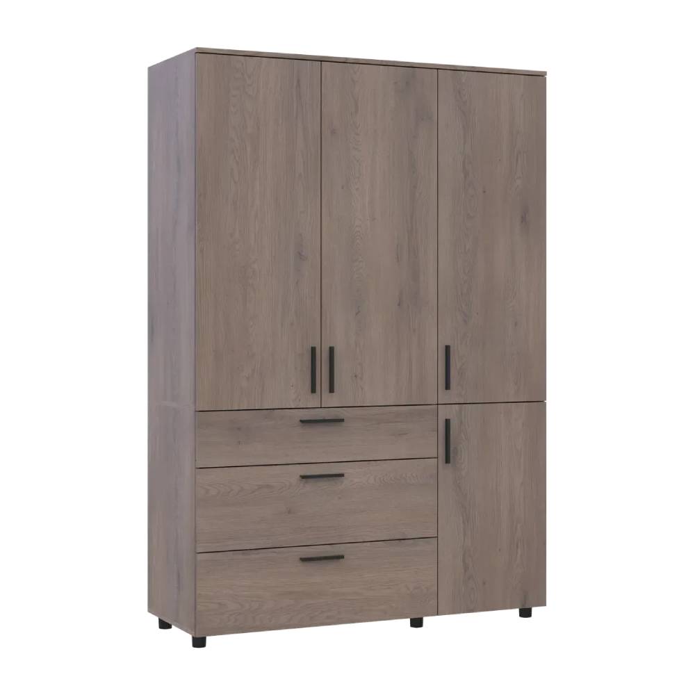 Шафа для одягу Doros Торн Кремона Канноло 3 ДСП/3Ш (штанга) 135х51.6х200 (DRS-012069)
