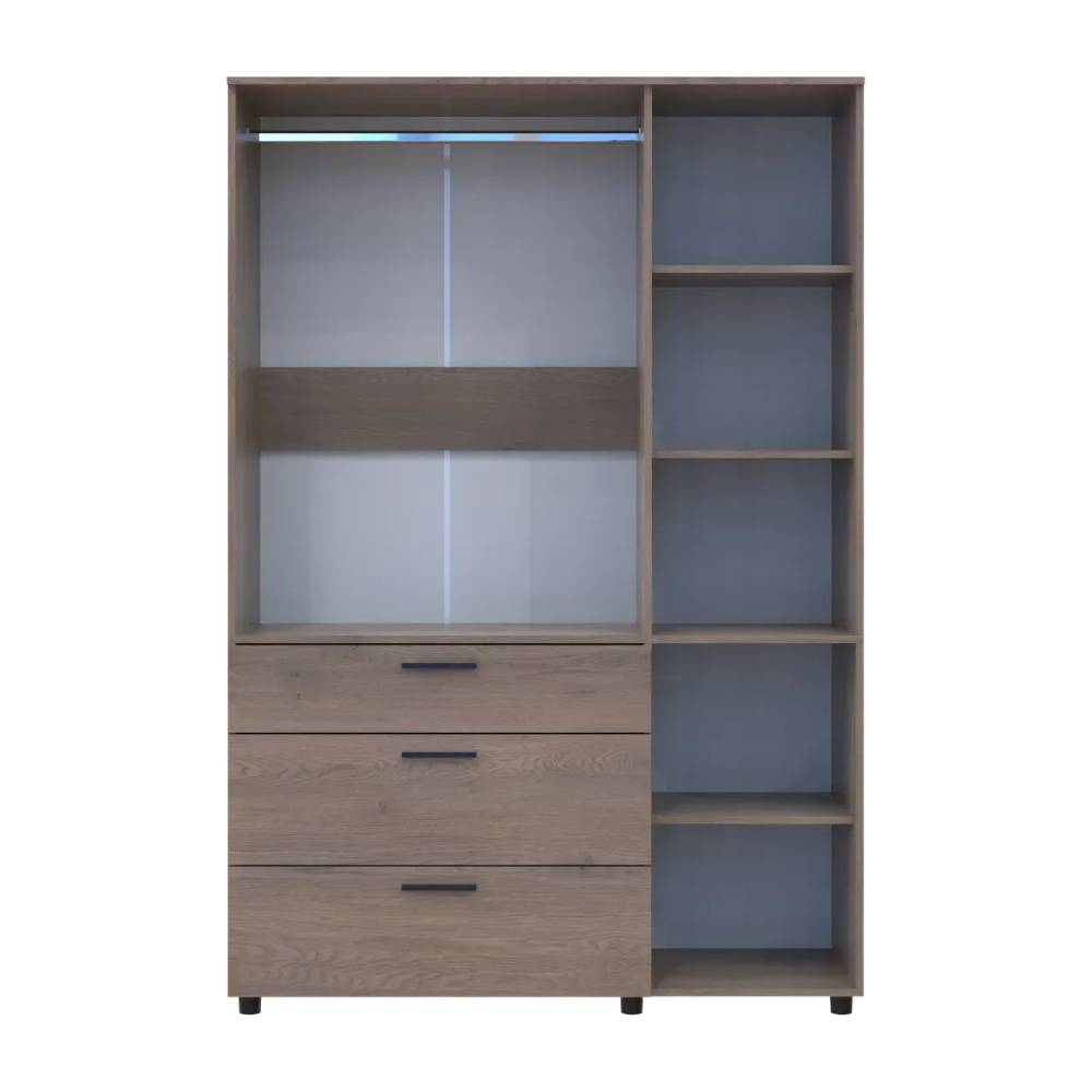 Шафа для одягу Doros Торн Кремона Канноло 3 ДСП/3Ш (штанга) 135х51.6х200 (DRS-012069)