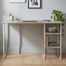 Письмовий стіл Ferrum-decor Кевін 75x100x60 білий ДСП Дуб Сан-Марино 16 мм (FRD-106842)