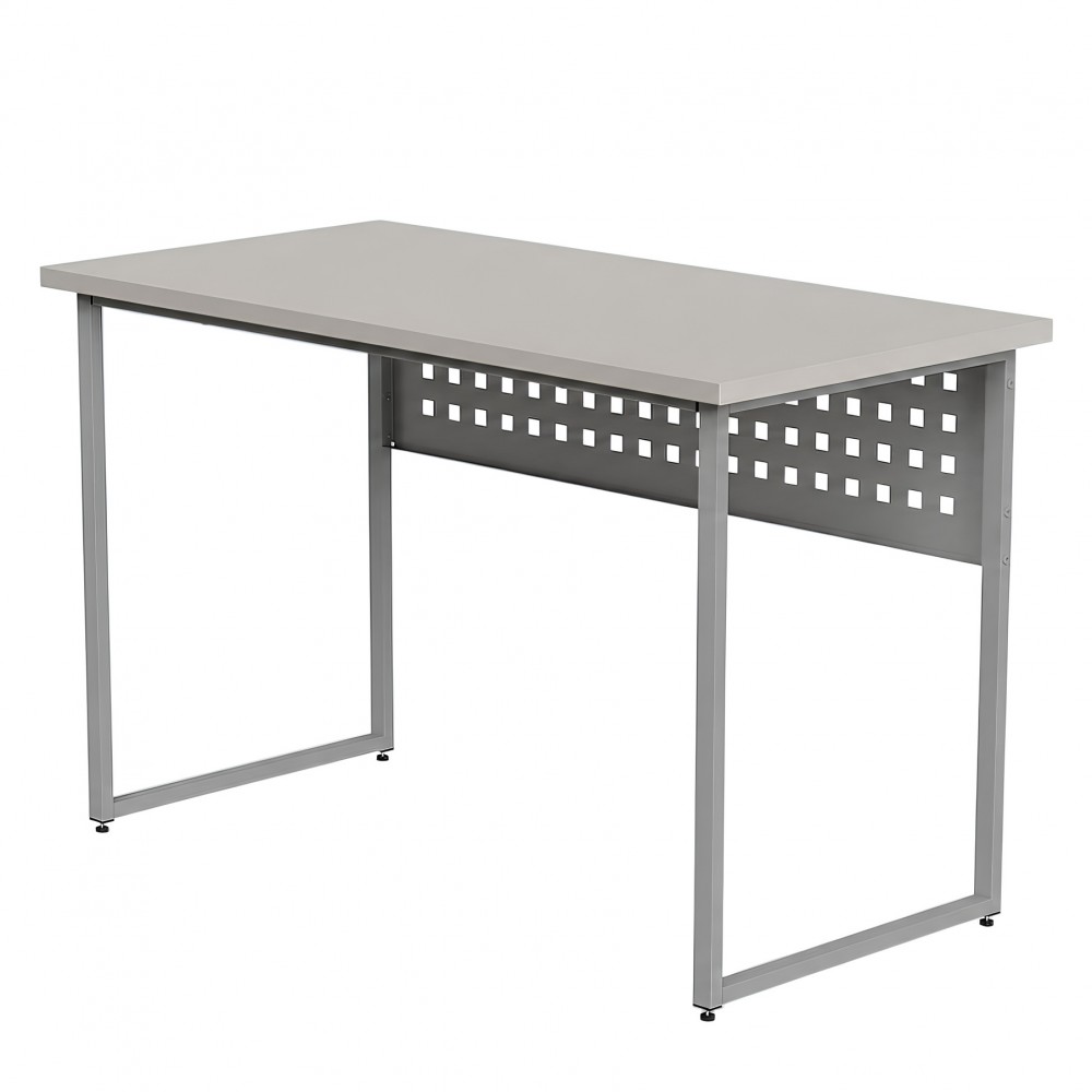 Стол письменный Майк Ferrum-decor 75x140x70 Серый металл ДСП Кашемир 32 мм (FRD-108332)