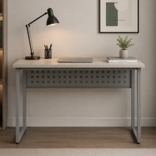 Стіл письмовий Майк Ferrum-decor 75x140x70 Сірий метал ДСП Кашемір 32 мм (FRD-108332)