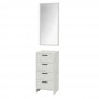 Тумба для обуви с зеркалом LION Тахо 40х34х200 см Бетон Style (LION-045561)