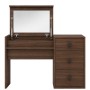 Туалетный столик с зеркалом LION Трюмо-2 105х50х75 см Орех Франклин табачный (LION-045450)