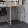 Стеллаж полка Бафрум 401 Ferrum-decor для стиральной машины 90x70,5x60,5 Белый металл ДСП Дуб Кремона Торро 16 мм (FRD-107582)