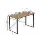 Компьютерный стол Ferrum-decor Дейв 75x120x60 черный ДСП Дуб Артизан 32мм (FRD-107042)