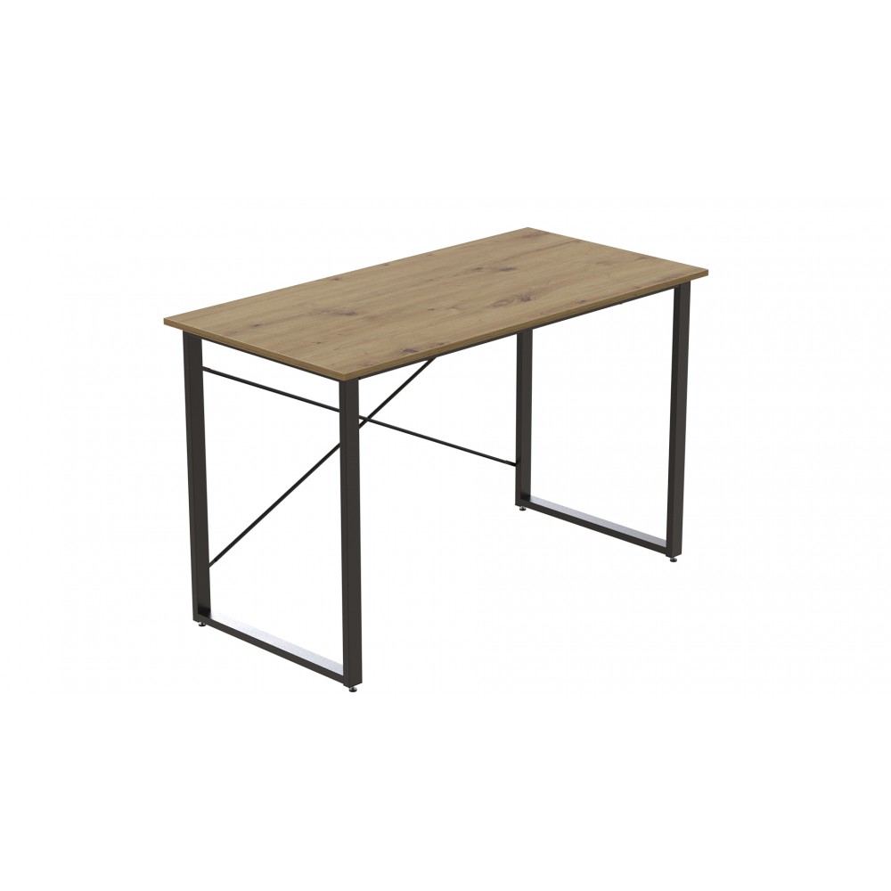 Компьютерный стол Ferrum-decor Дейв 75x120x60 черный ДСП Дуб Артизан 32мм (FRD-107042)