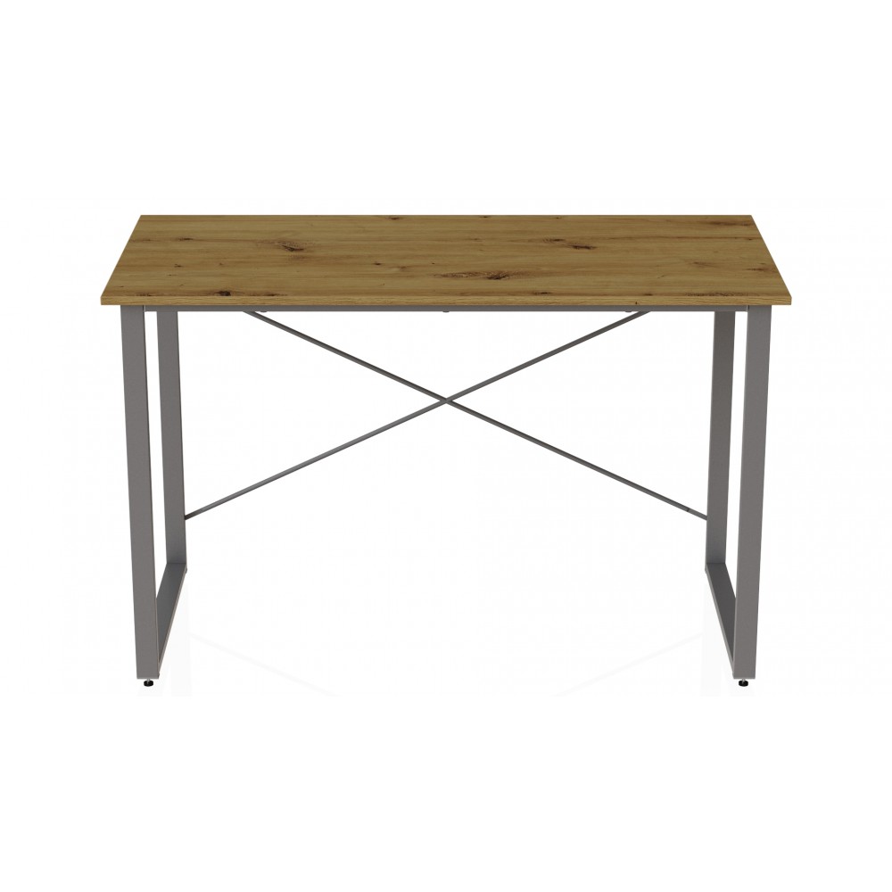 Компьютерный стол Ferrum-decor Дейв 75x140x60 серый ДСП Дуб Артизан 32мм (FRD-107052)