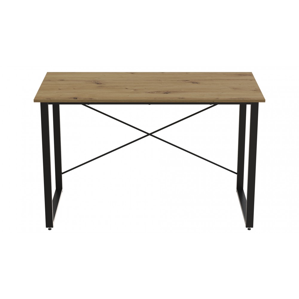 Компьютерный стол Ferrum-decor Дейв 75x120x60 черный ДСП Дуб Артизан 32мм (FRD-107042)