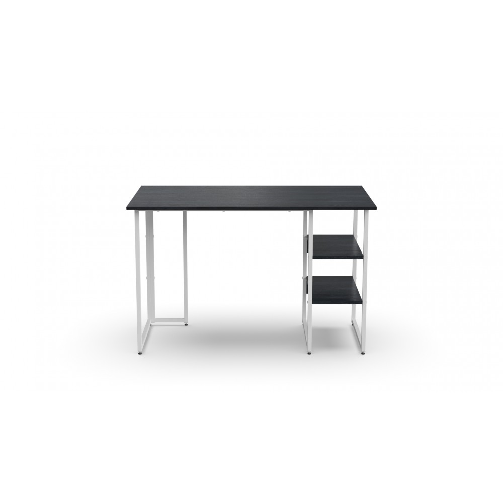 Стол письменный Кевин Ferrum-decor 75x140x70 Белый металл ДСП Каштан Арвадонна 16 мм (FRD-108112)