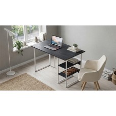 Стіл письмовий Кевин Ferrum-decor 75x140x70 Білий метал ДСП Каштан Арвадонна 16 мм (FRD-108112)