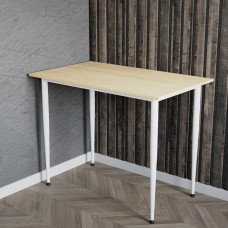 Універсальний стіл Prime Ferrum-decor 750x1400x700 Білий метал ДСП Дуб Кремона Торро 16 мм (FRD-107742)