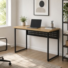 Стіл письмовий Майк Ferrum-decor 75x120x70 Чорний метал ДСП Дуб Евок Прибережний 32 мм (FRD-108252)