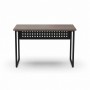 Стол письменный Майк Ferrum-decor 75x100x60 Черный металл ДСП Дуб Кремона Канолло 32 мм (FRD-108192)