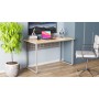 Компьютерный стол Ferrum-decor Майк 75x120x60 серый ДСП Дуб Артизан 32мм (FRD-107112)