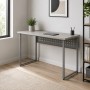 Стол письменный Майк Ferrum-decor 75x100x60 Серый металл ДСП Кашемир 32 мм (FRD-108302)
