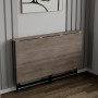 Стол раскладной Морис Ferrum-decor 750x1000x600 Черный металл ДСП Дуб Кремона Канолло 16 мм (FRD-107492)