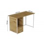 Компьютерный стол Ferrum-decor Отто 75x120x60 белый ДСП Дуб Артизан 32мм (FRD-107002)