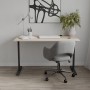Стол письменный Space Ferrum-decor 750x1200x700 Черный металл ДСП Дуб Сан-Марино 16 мм (FRD-107922)