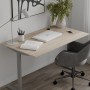 Стол письменный Space Ferrum-decor 750x1400x600 Серый металл ДСП Дуб Сан-Марино 16 мм (FRD-107962)